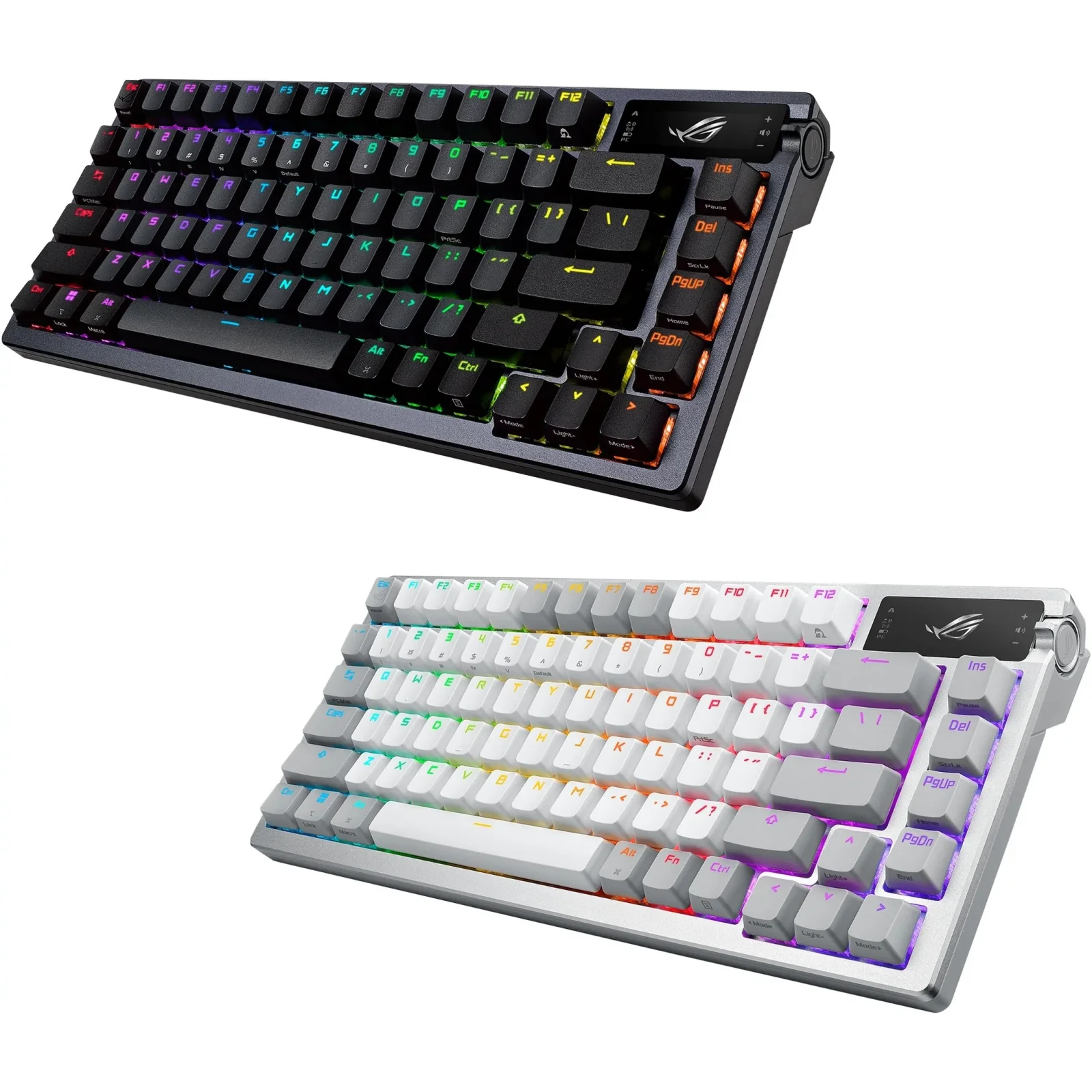 Клавиатура беспроводная Asus ROG Azoth RGB WL BT White (90MP031A-BKUA11) UA