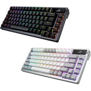 Клавіатура бездротова Asus ROG Azoth RGB WL BT White (90MP031A-BKUA11) UA