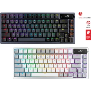 Клавіатура бездротова Asus ROG Azoth RGB WL BT White (90MP031A-BKUA11) UA