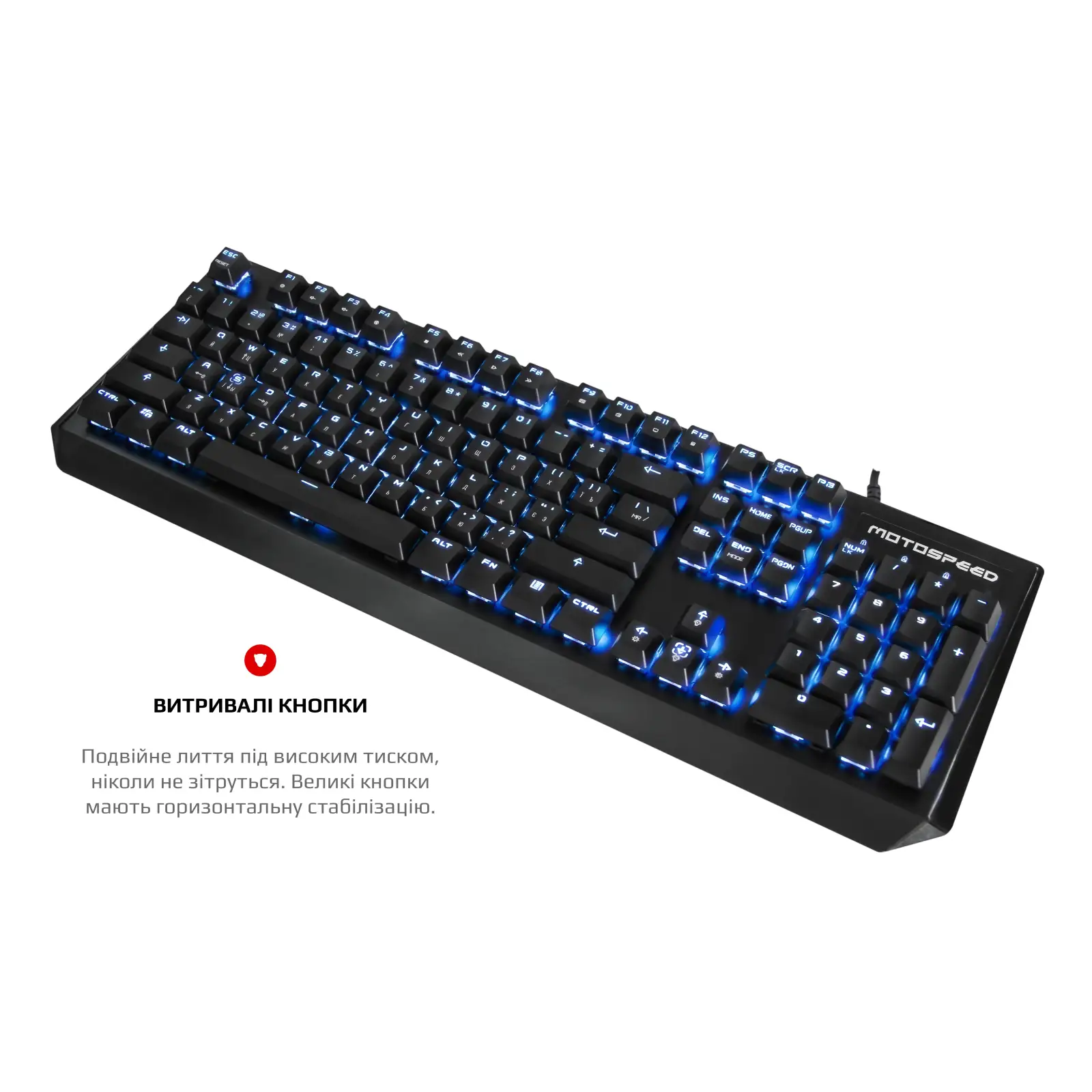 Клавиатура Motospeed CK95 Outemu Blue Black (mtck95mb) UA