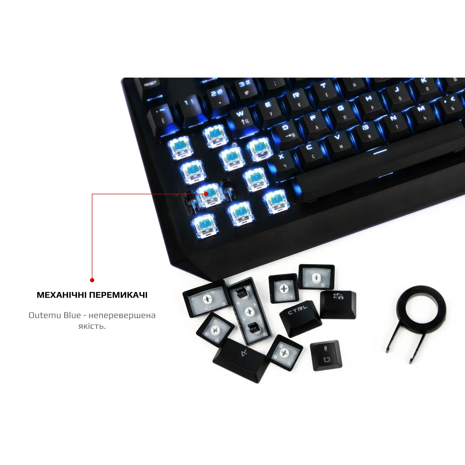 Клавиатура Motospeed CK95 Outemu Blue Black (mtck95mb) UA