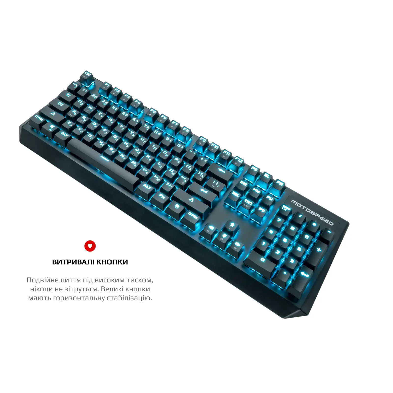Клавиатура Motospeed CK95 Outemu Red Black (mtck95cmr) UA