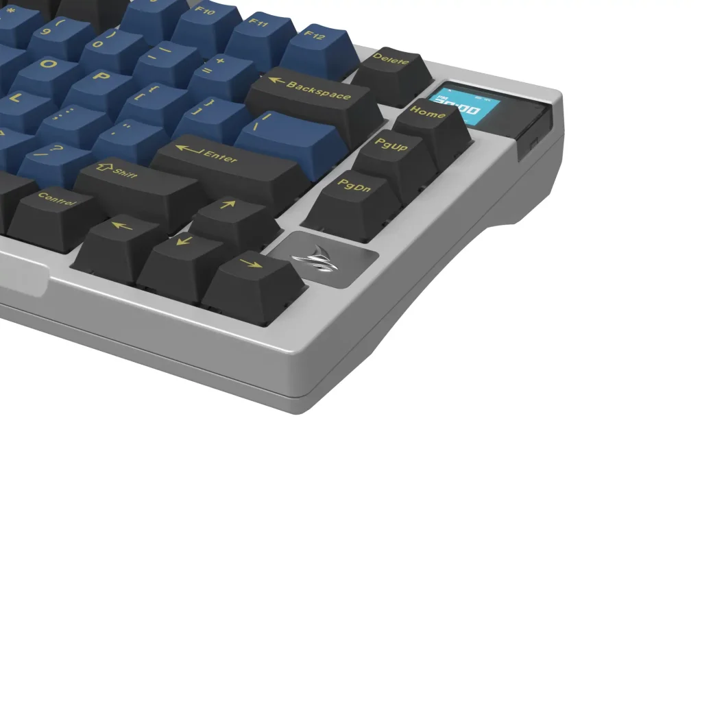 Клавіатура бездротова Motospeed Darmoshark K8 Gateron Silver Pro Black-Blue (dmk8bgspro) UA