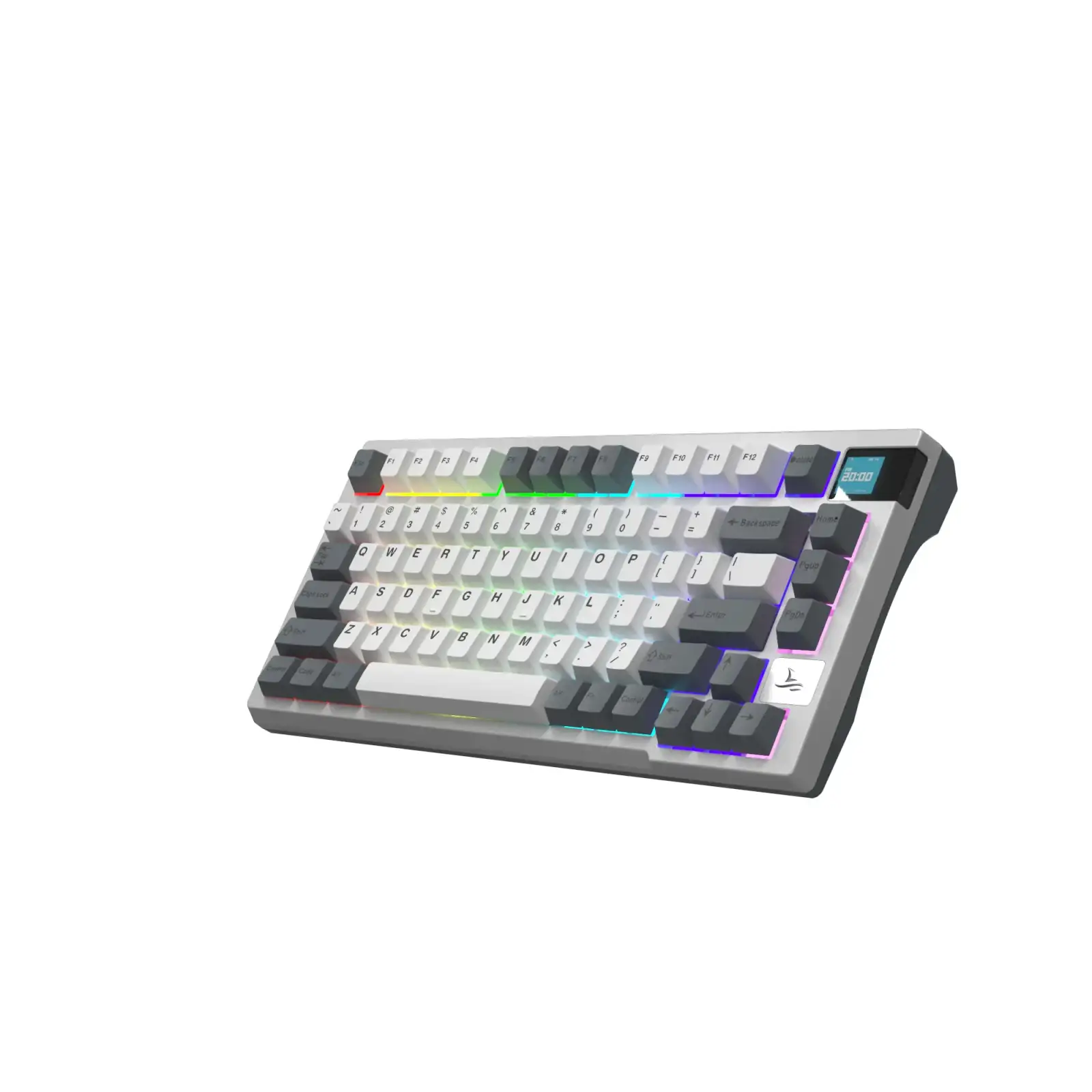 Клавиатура беспроводная Motospeed Darmoshark K8 Gateron Silver Pro White-Gray (dmk8wgspro) UA