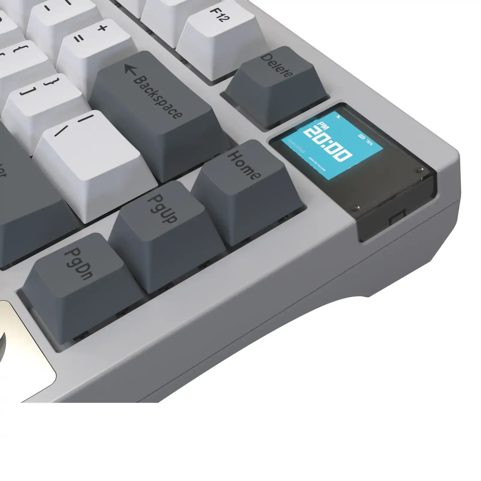 Клавиатура беспроводная Motospeed Darmoshark K8 Gateron Silver Pro White-Gray (dmk8wgspro) UA