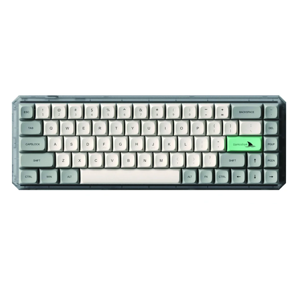 Клавіатура бездротова Motospeed Darmoshark K5 Gateron Yellow Pro Light Gray (dmk5lgypro) UA