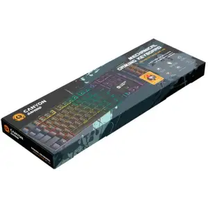 Клавиатура Canyon Cometstrike GK-55 RGB ENG/UKR USB Black (CND-SKB55-US) UA