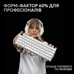 Клавіатура Logitech G PRO X 60 TKL GX Optical Tactile White (920-011930) UA