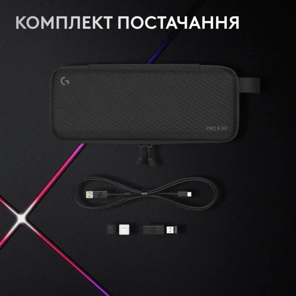 Клавіатура Logitech G PRO X 60 TKL GX Optical Tactile White (920-011930) UA