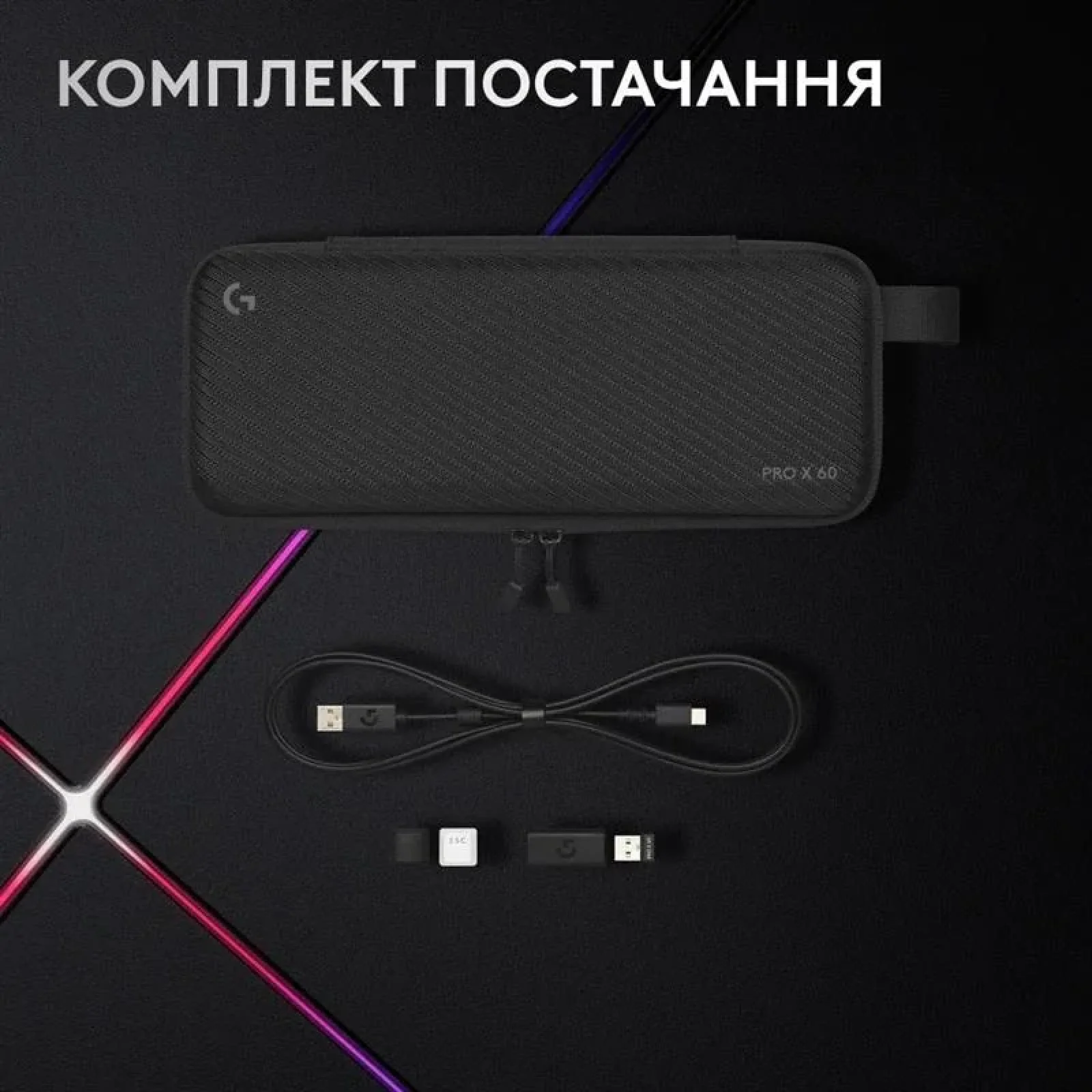 Клавіатура Logitech G PRO X 60 TKL GX Optical Tactile White (920-011930) UA