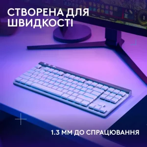 Клавіатура Logitech G515 Lightspeed TKL White (920-012539) UA