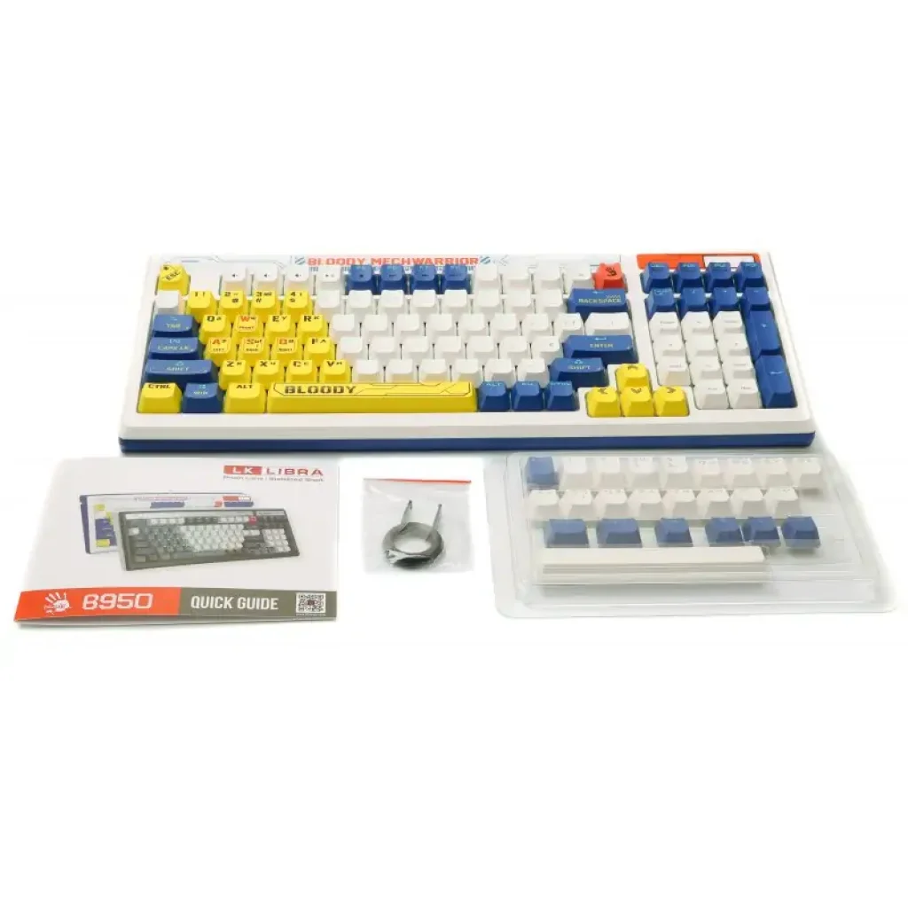Клавіатура A4Tech Bloody B950 RGB Warrior Blue, B950 RGB (Warrior Blue) UA