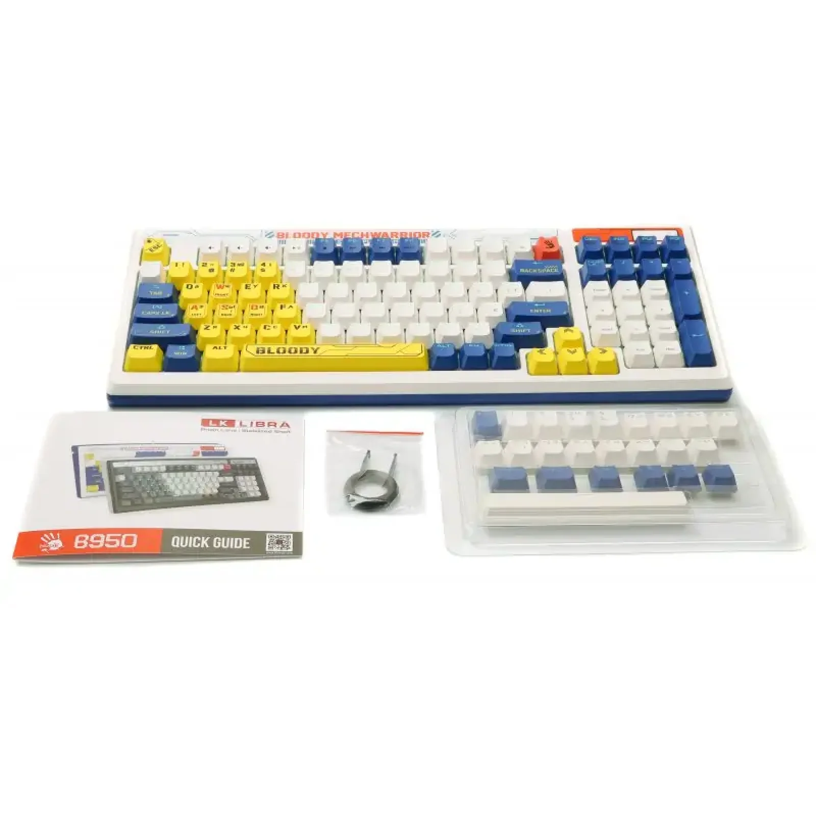 Клавіатура A4Tech Bloody B950 RGB Warrior Blue, B950 RGB (Warrior Blue) UA