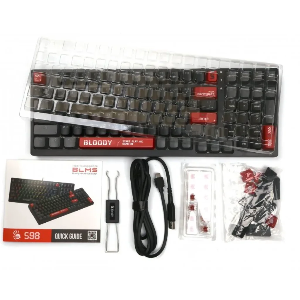 Клавіатура A4Tech S98 Bloody Red, S98 (Bloody Red) UA