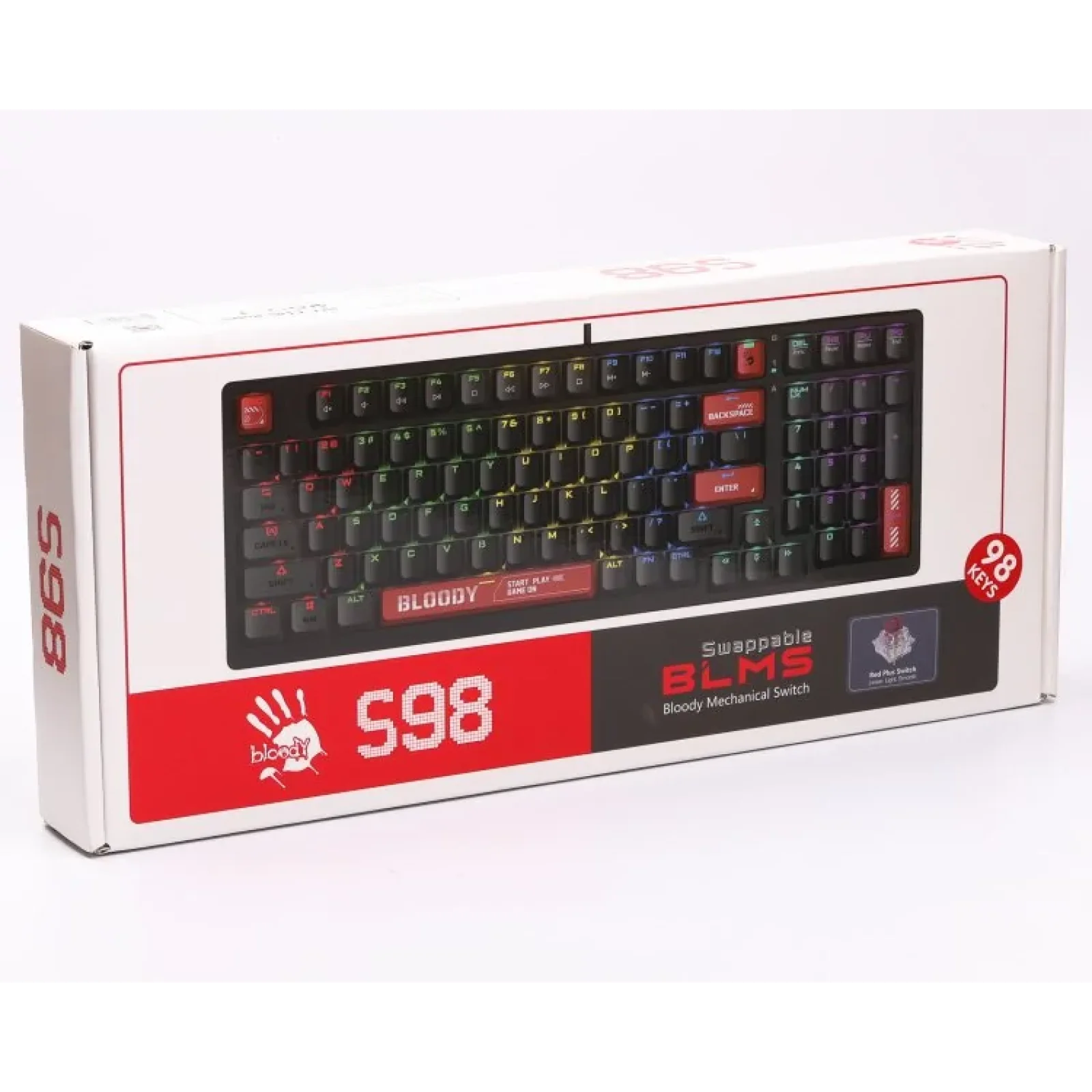 Клавіатура A4Tech S98 Bloody Red, S98 (Bloody Red) UA