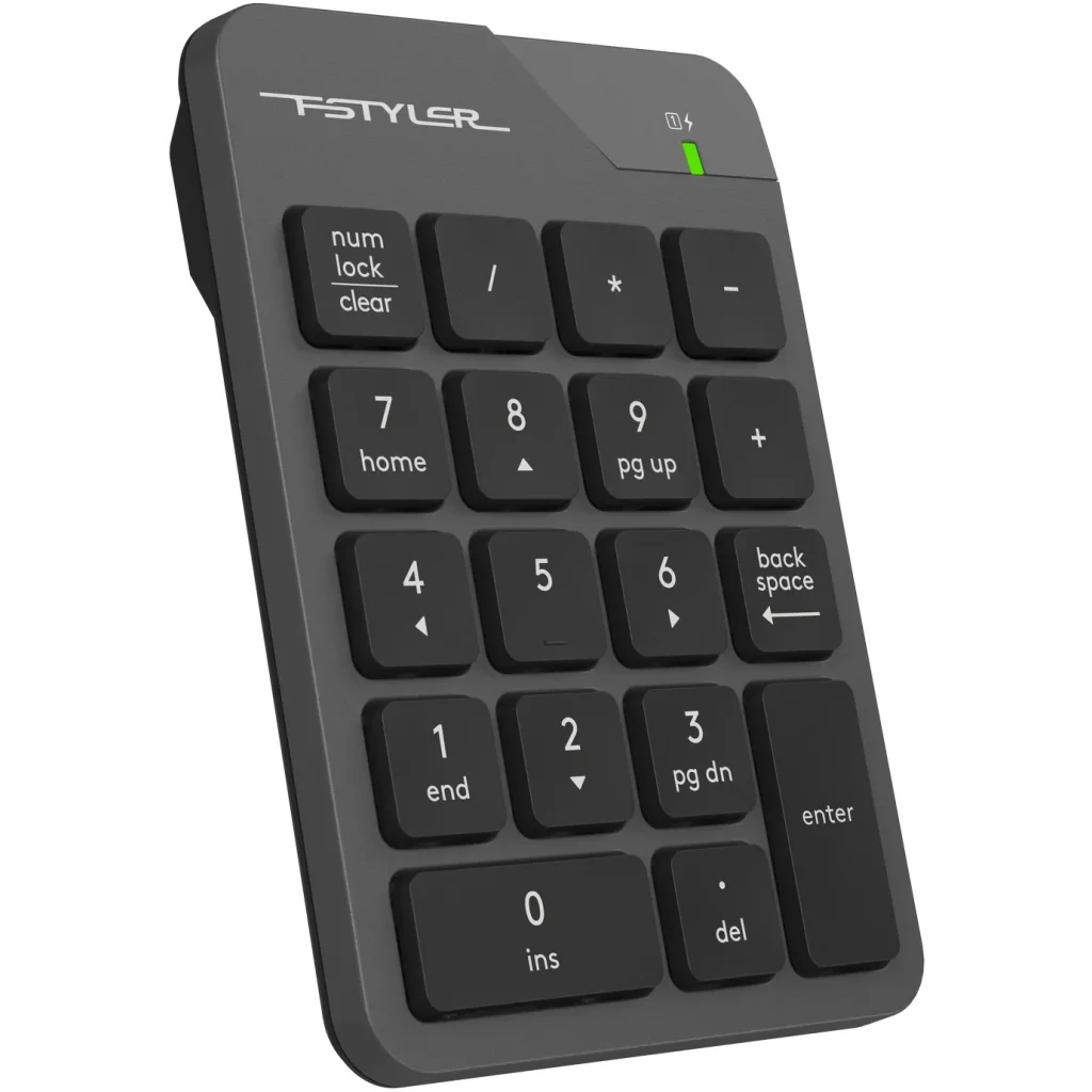 Клавіатура цифрова A4Tech Fstyler FGK21C Grey, FGK21C (Grey) UA