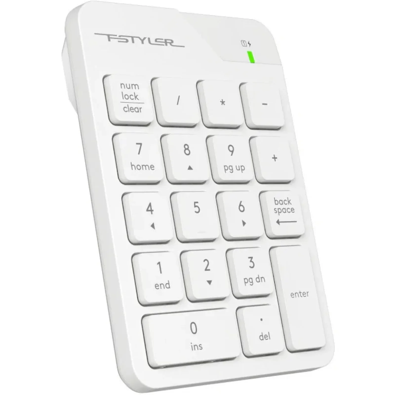 Клавиатура цифровая A4Tech Fstyler FGK21C White, FGK21C (White) UA