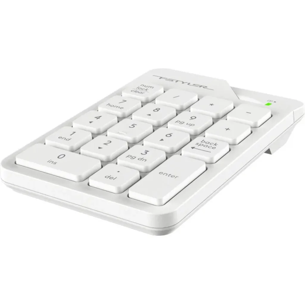 Клавиатура цифровая A4Tech Fstyler FGK21C White, FGK21C (White) UA