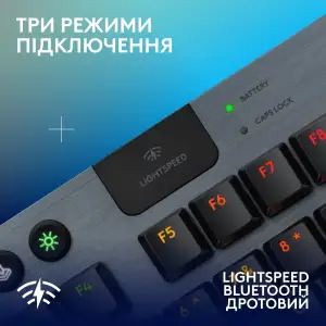 Клавиатура беспроводная Logitech G915 X Lightspeed TKL Wireless Tactile Black (920-012721) UA