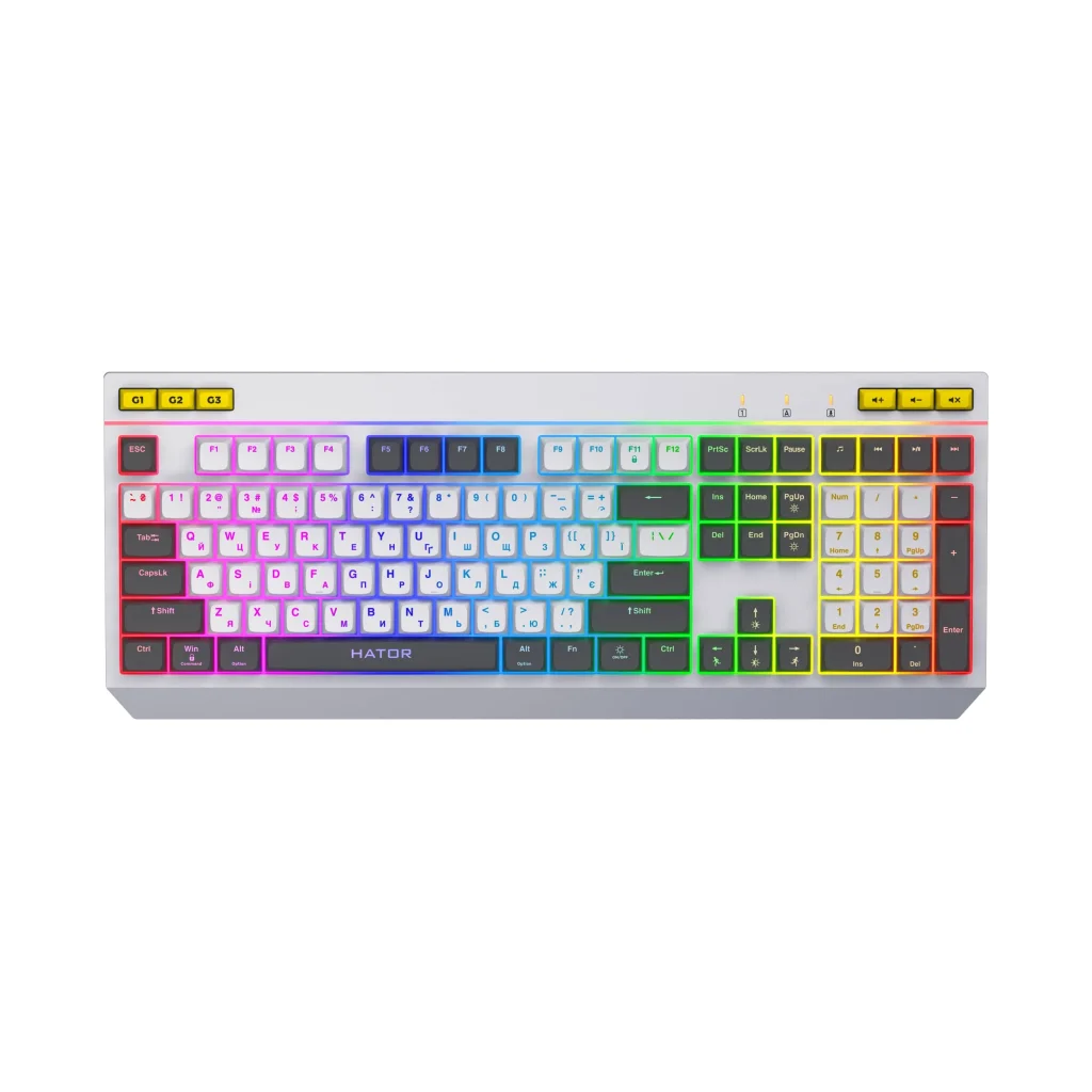 Клавиатура Hator Icefall White (HTK405UA) UA