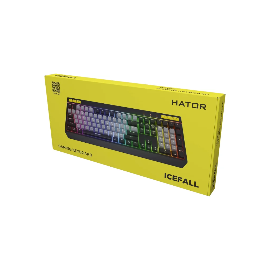 Клавиатура Hator Icefall Black (HTK401UA) UA