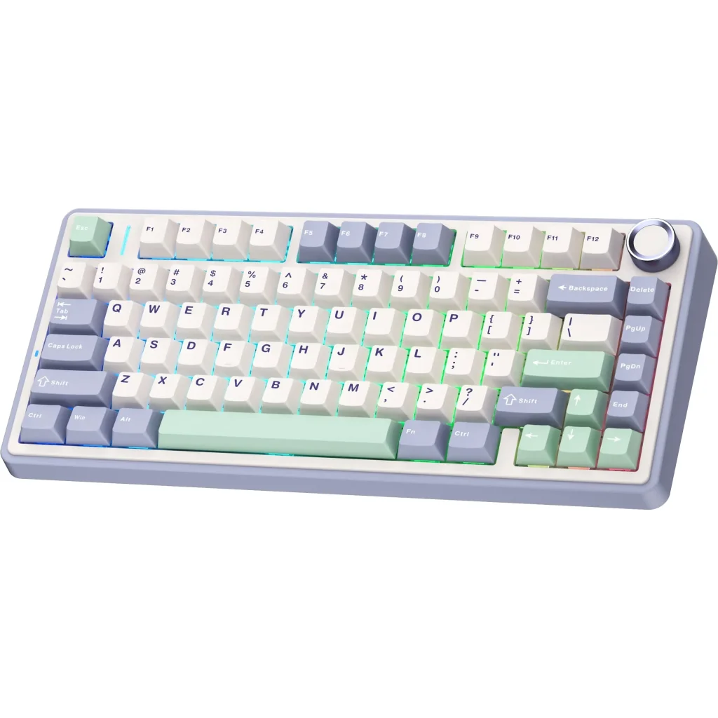 Клавіатура бездротова Aula F75 White (6948391208640) UA