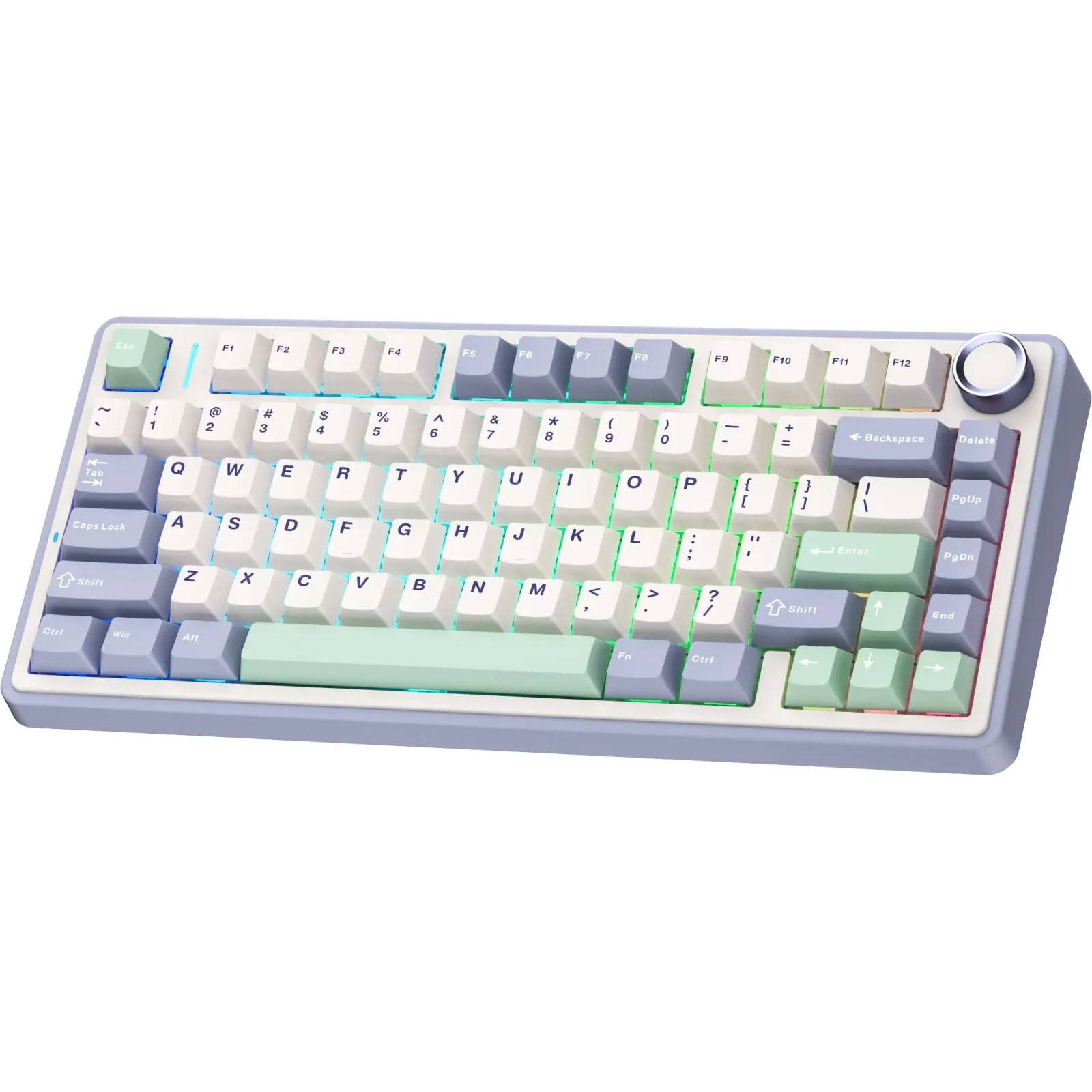 Клавіатура бездротова Aula F75 White (6948391208640) UA