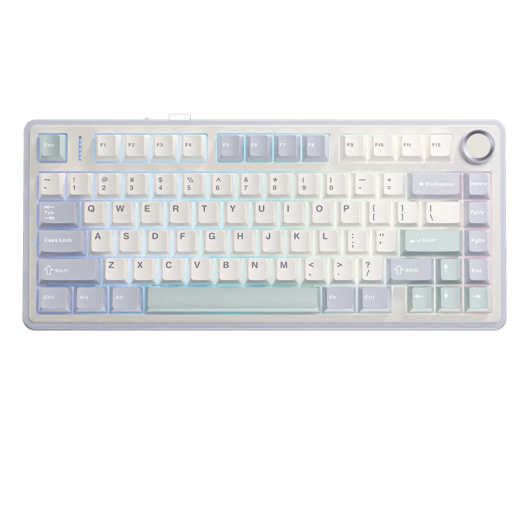Клавіатура бездротова Aula F75 White (6948391208640) UA
