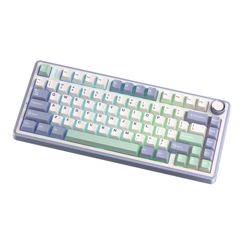 Клавіатура бездротова Aula F75 White (6948391208640) UA