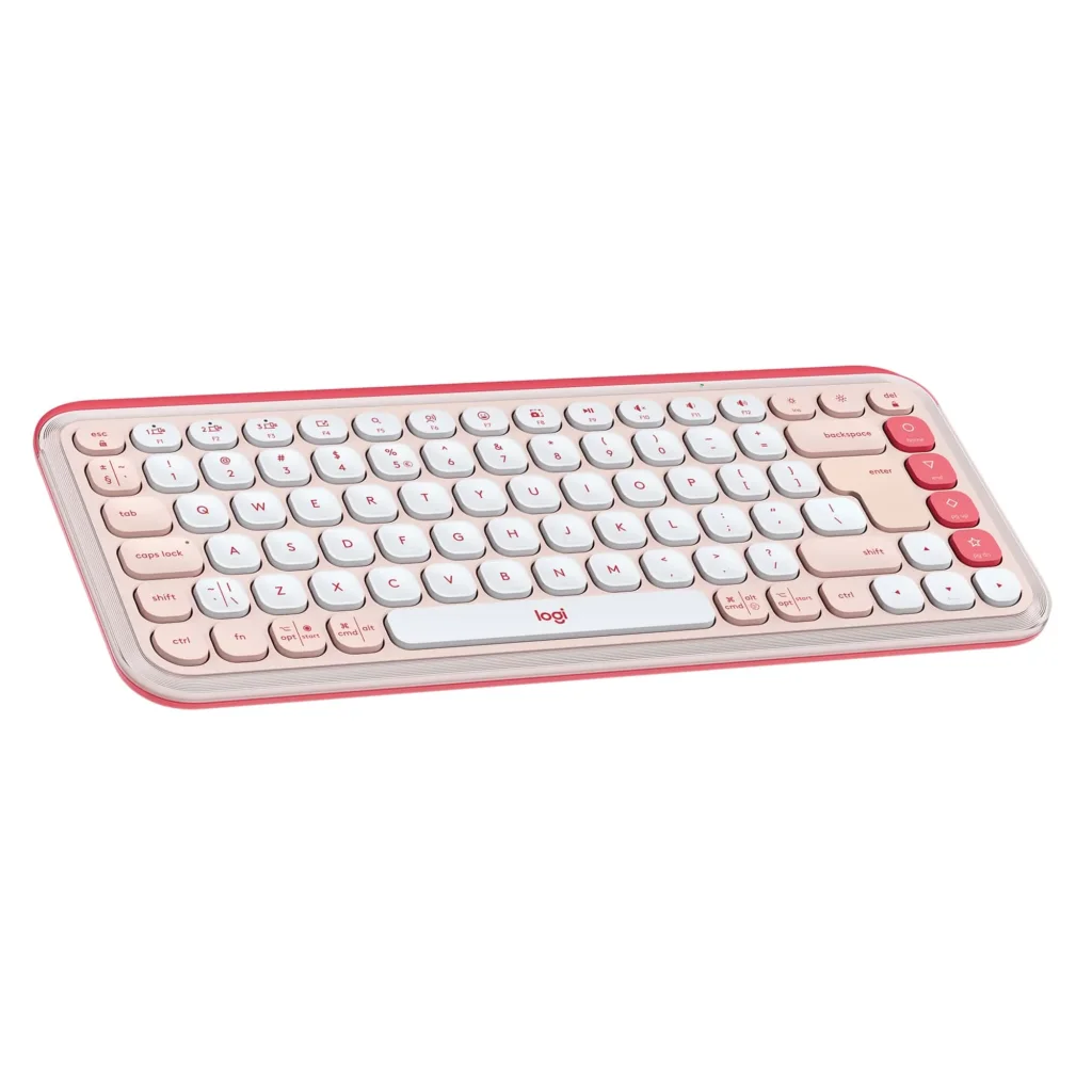 Клавіатура бездротова Logitech Pop Icon Keys Rose (920-013073) UA