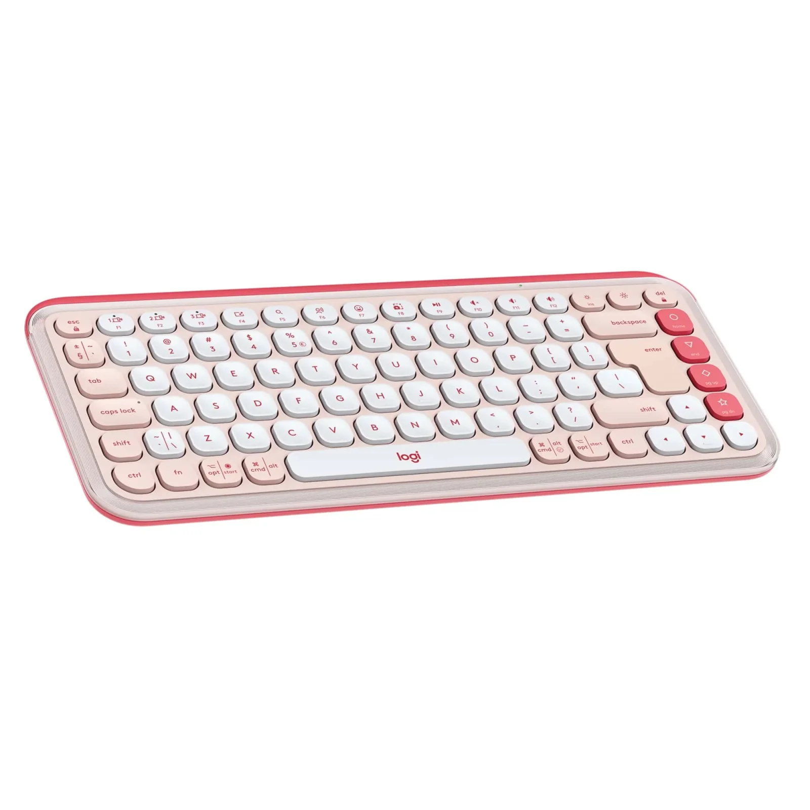 Клавіатура бездротова Logitech Pop Icon Keys Rose (920-013073) UA