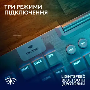 Клавиатура беспроводная Logitech G915 X Lightspeed Wireless Tactile White (920-012690) UA