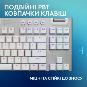 Клавиатура беспроводная Logitech G915 X Lightspeed TKL Wireless Tactile White (920-012737) UA