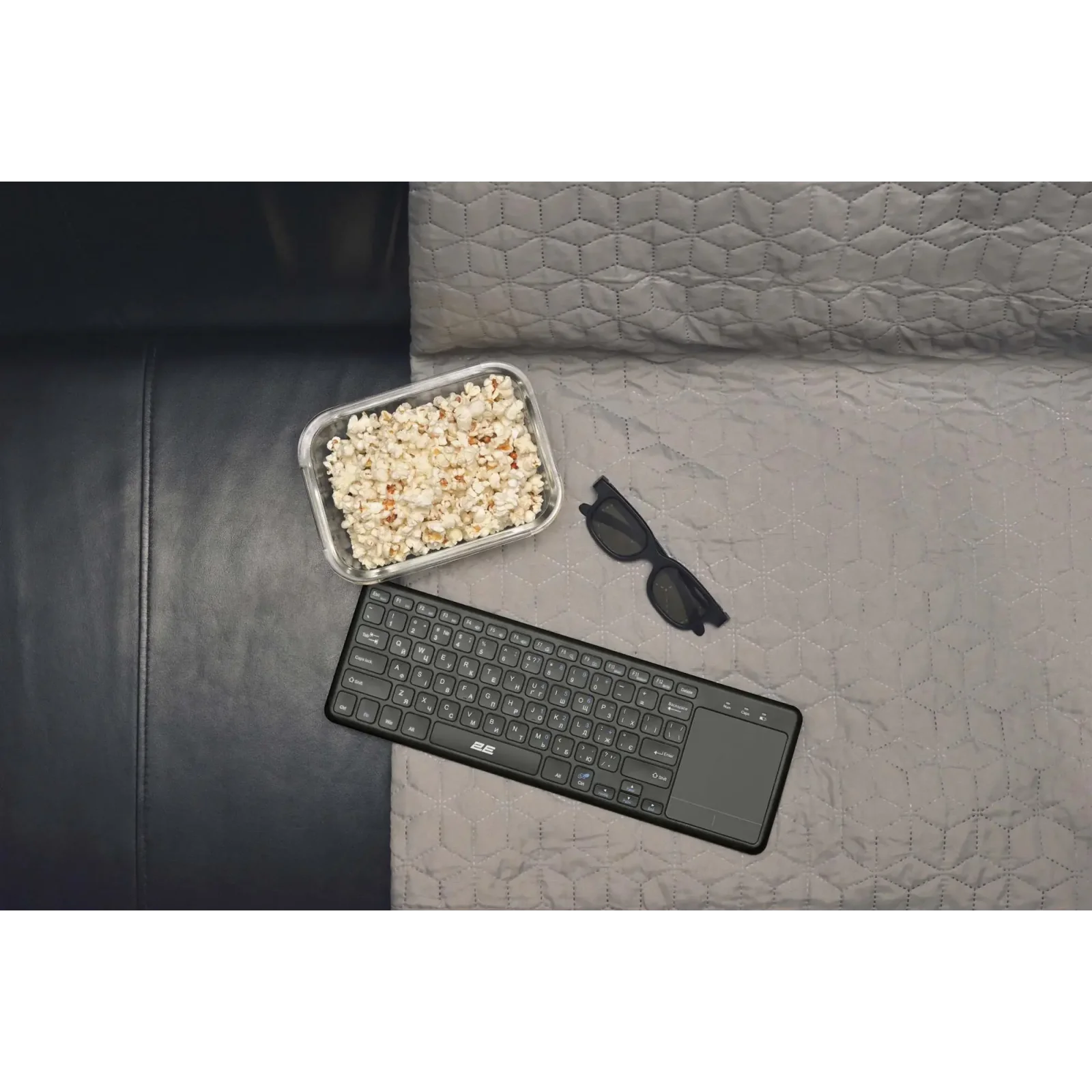 Клавіатура бездротова 2E KT100 WL Ukr Black (2E-KT100WB_UA) UA