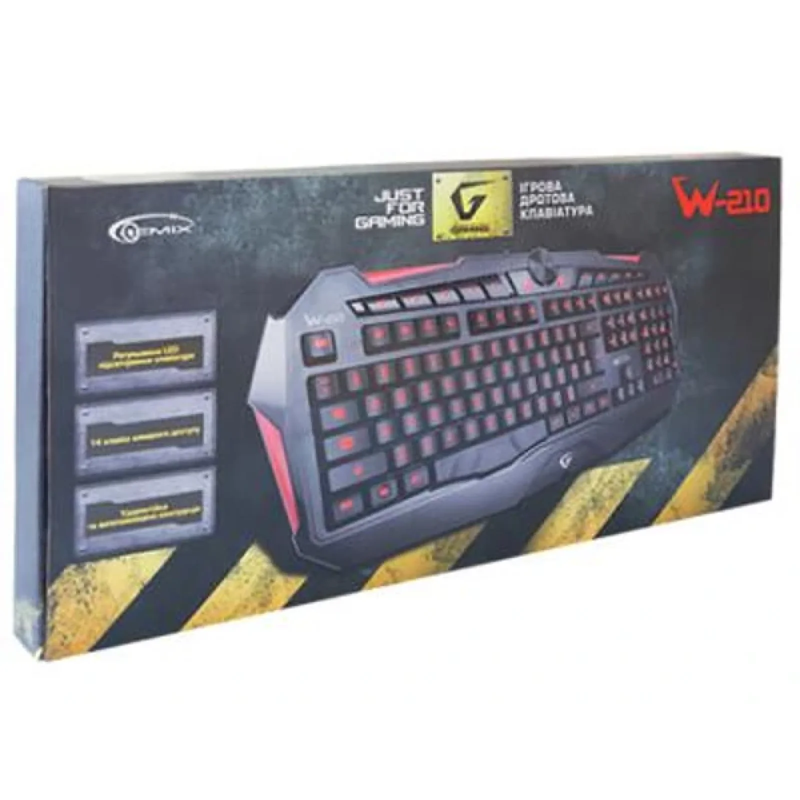 Клавиатура Gemix W-210 Black USB, 04000021 UA