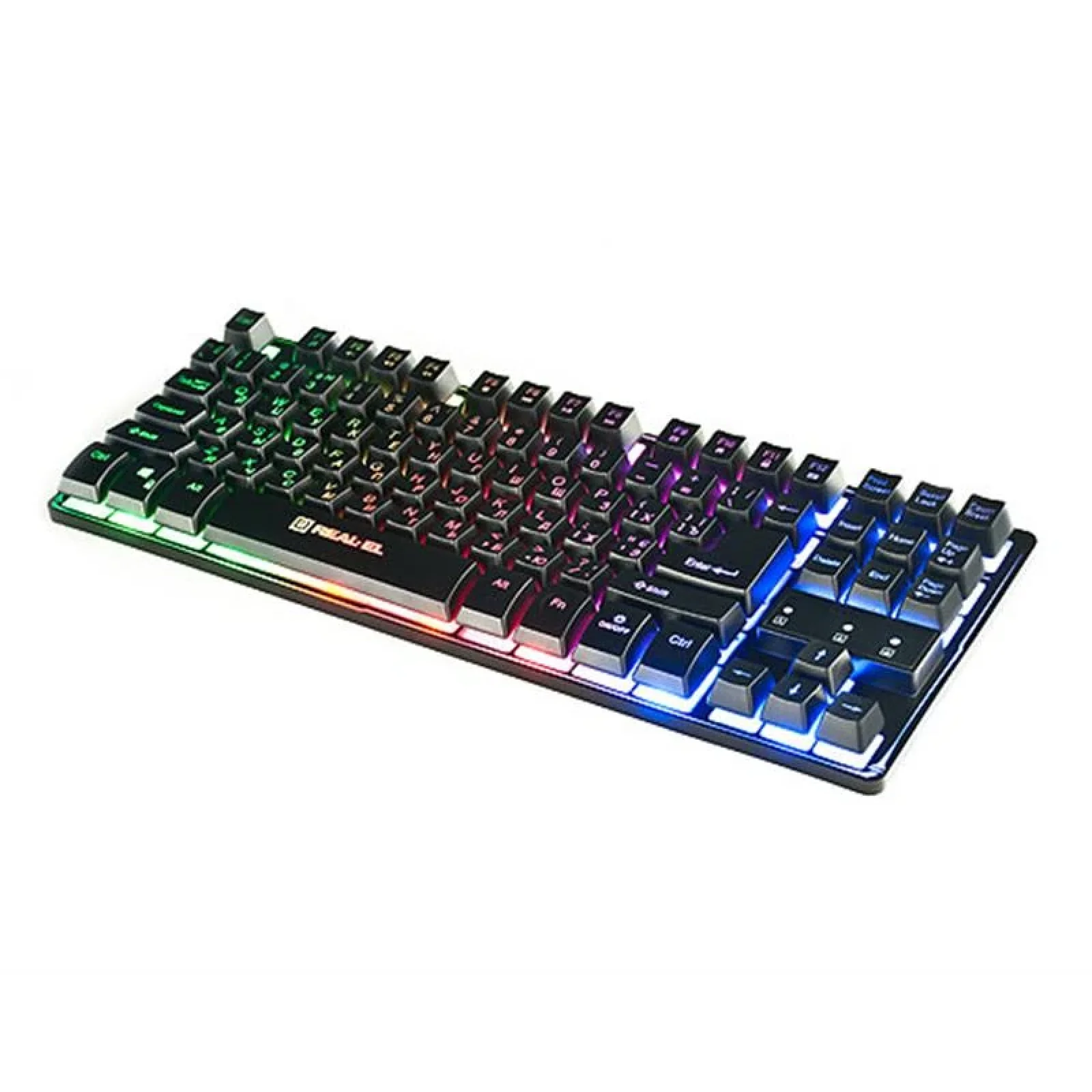 Клавіатура REAL-EL Gaming 8710 TKL Backlit USB чорний, EL123100030 UA