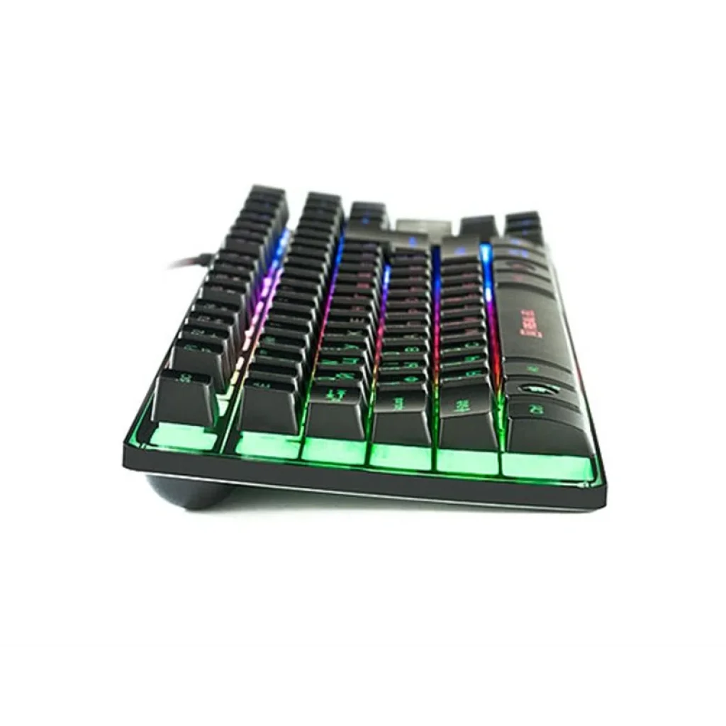 Клавіатура REAL-EL Gaming 8710 TKL Backlit USB чорний, EL123100030 UA
