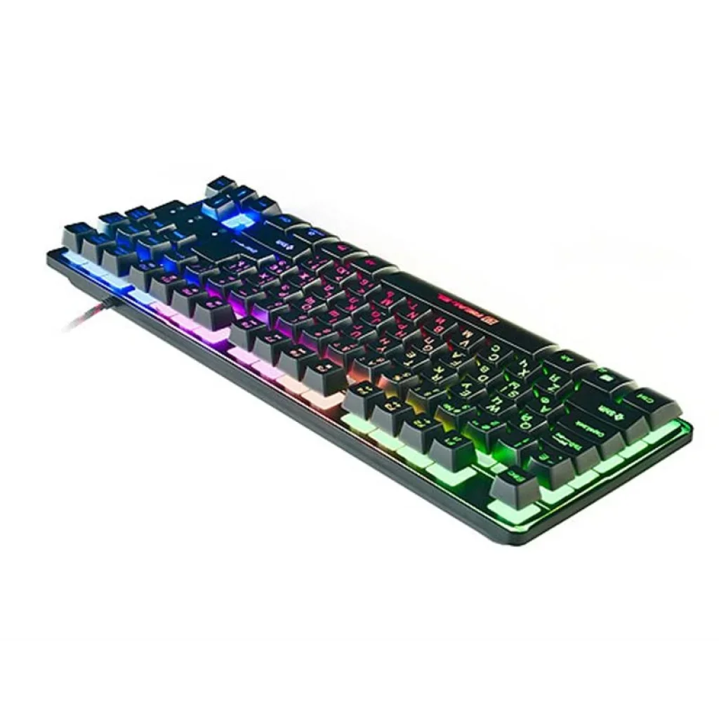 Клавіатура REAL-EL Gaming 8710 TKL Backlit USB чорний, EL123100030 UA