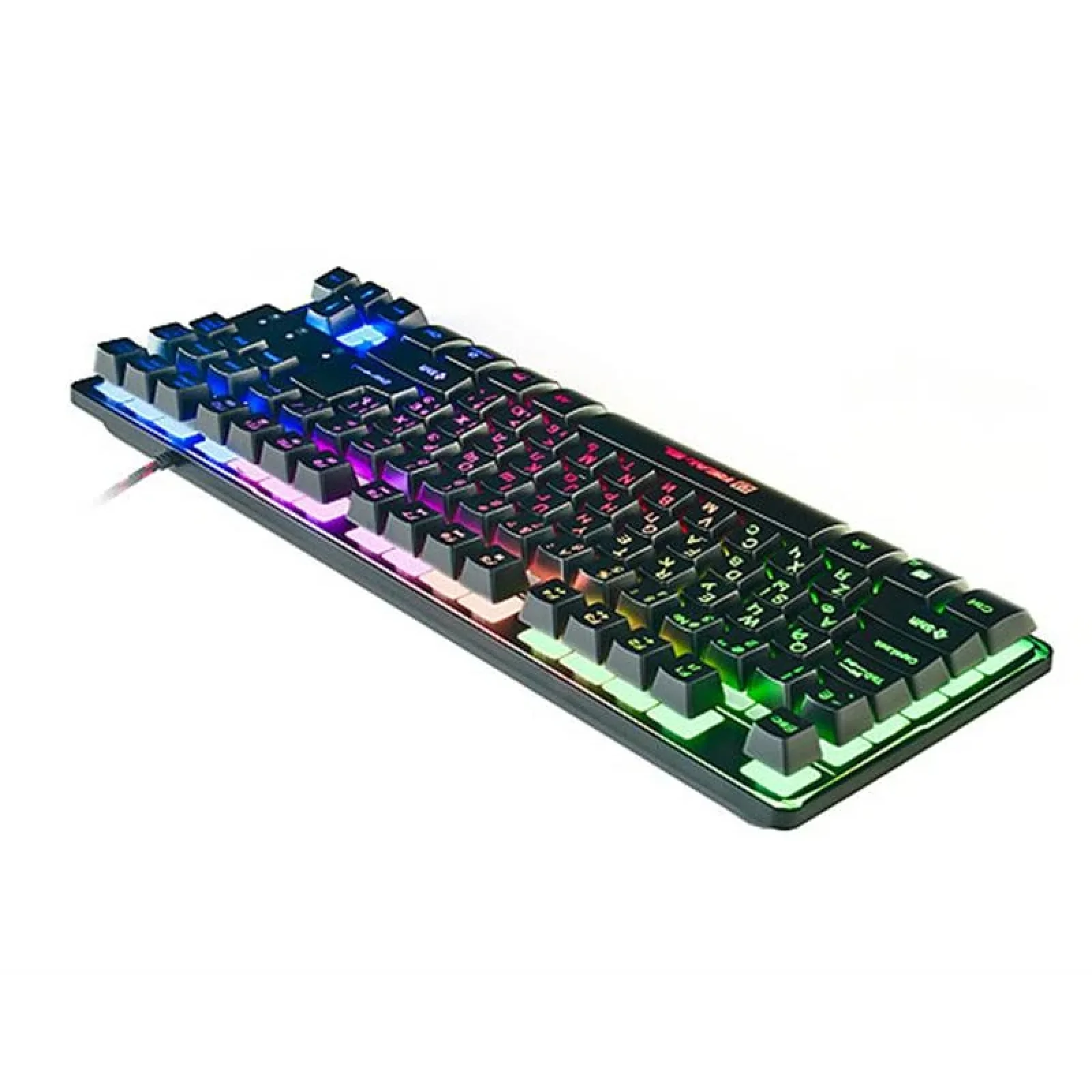 Клавіатура REAL-EL Gaming 8710 TKL Backlit USB чорний, EL123100030 UA
