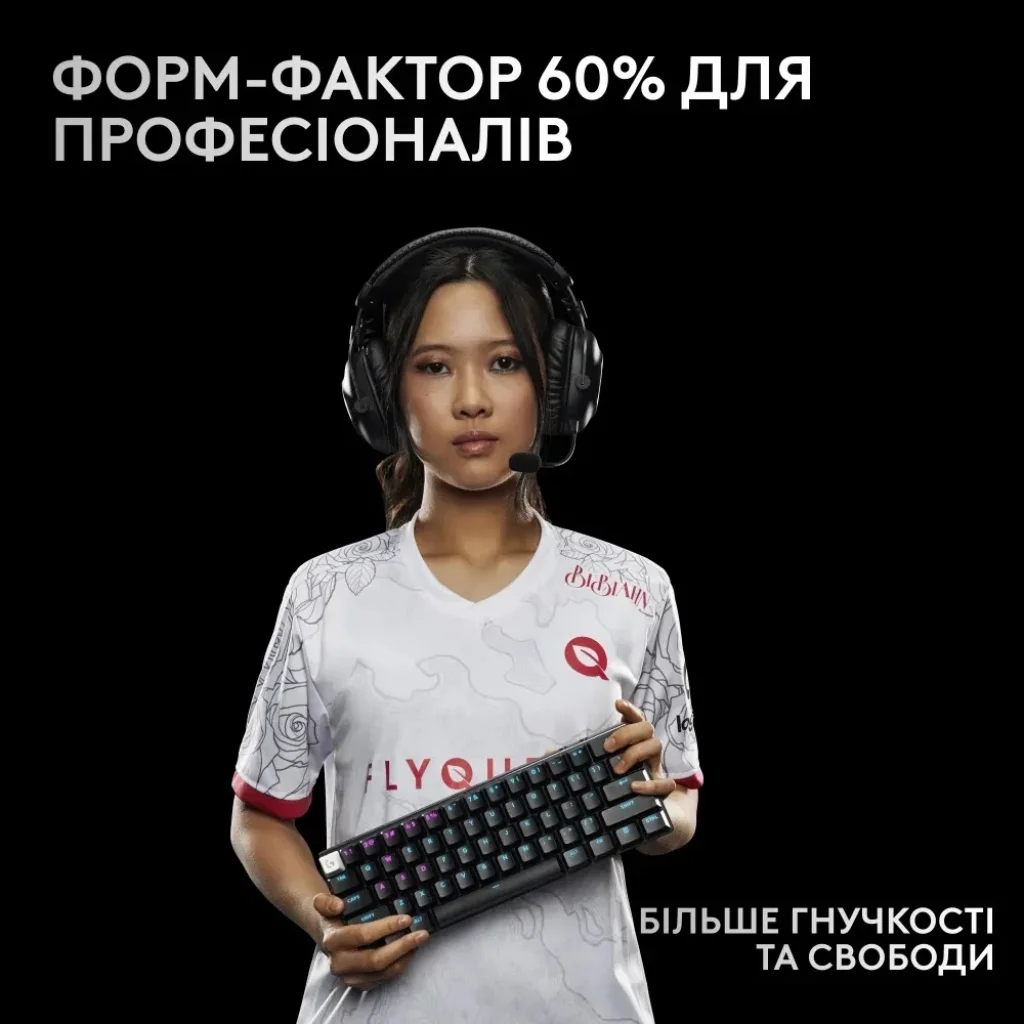 Клавіатура Logitech G PRO X 60 TKL GX Optical Black Tactile (920-011911) UA