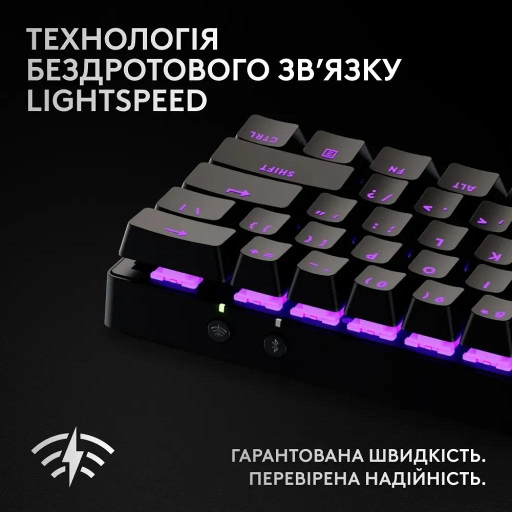 Клавіатура Logitech G PRO X 60 TKL GX Optical Black Tactile (920-011911) UA