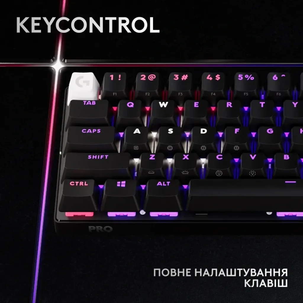 Клавіатура Logitech G PRO X 60 TKL GX Optical Black Tactile (920-011911) UA
