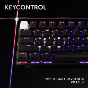 Клавіатура Logitech G PRO X 60 TKL GX Optical Black Tactile (920-011911) UA