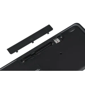 Клавіатура бездротова 2E KT100 WL Ukr Black (2E-KT100WB) UA