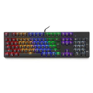 Клавіатура Motospeed CK107 Outemu Blue RGB Ukr Black (mtk96mb) UA