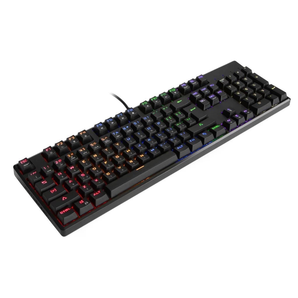 Клавиатура Motospeed CK107 Outemu Blue RGB Ukr Black (mtk96mb) UA
