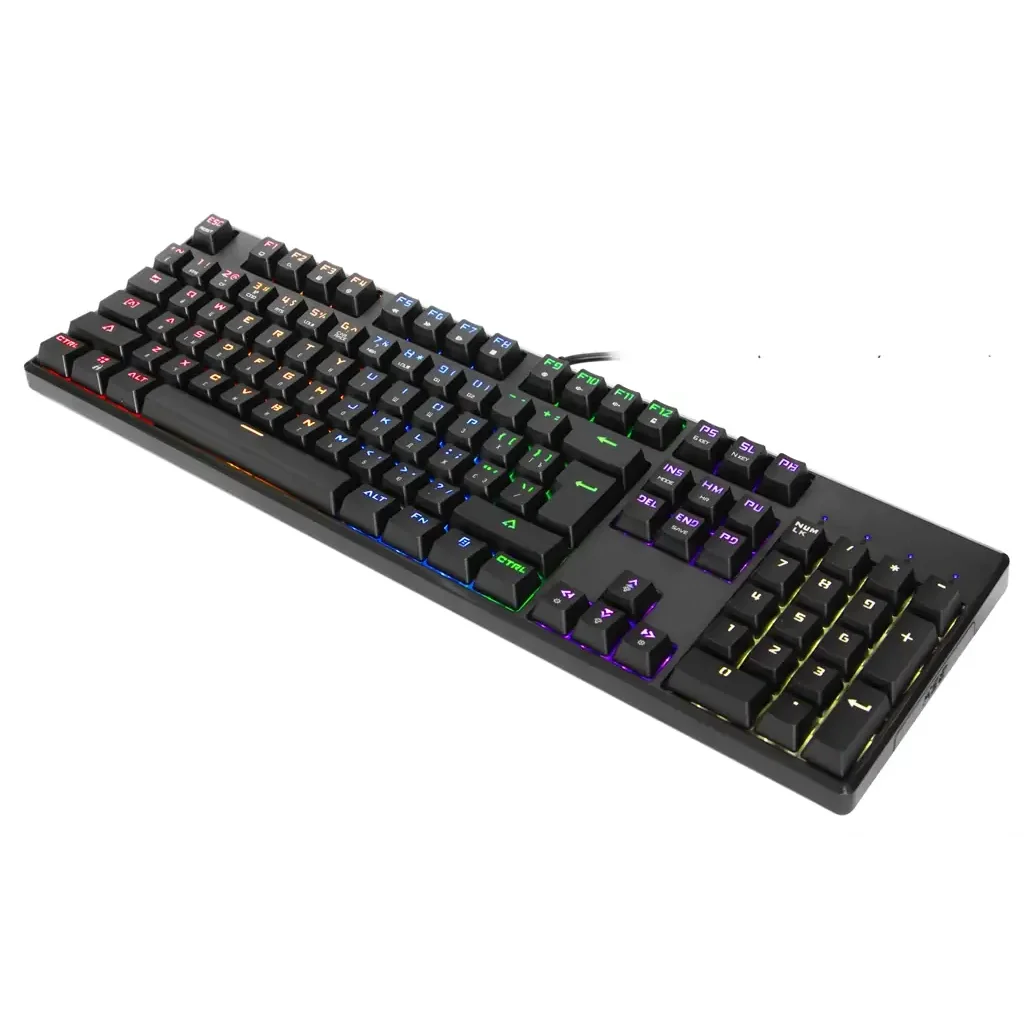 Клавиатура Motospeed CK107 Outemu Blue RGB Ukr Black (mtk96mb) UA