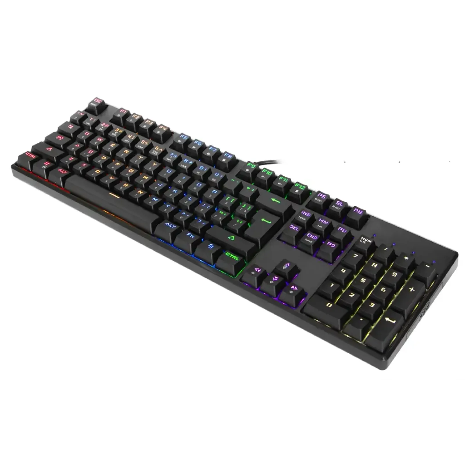 Клавиатура Motospeed CK107 Outemu Blue RGB Ukr Black (mtk96mb) UA