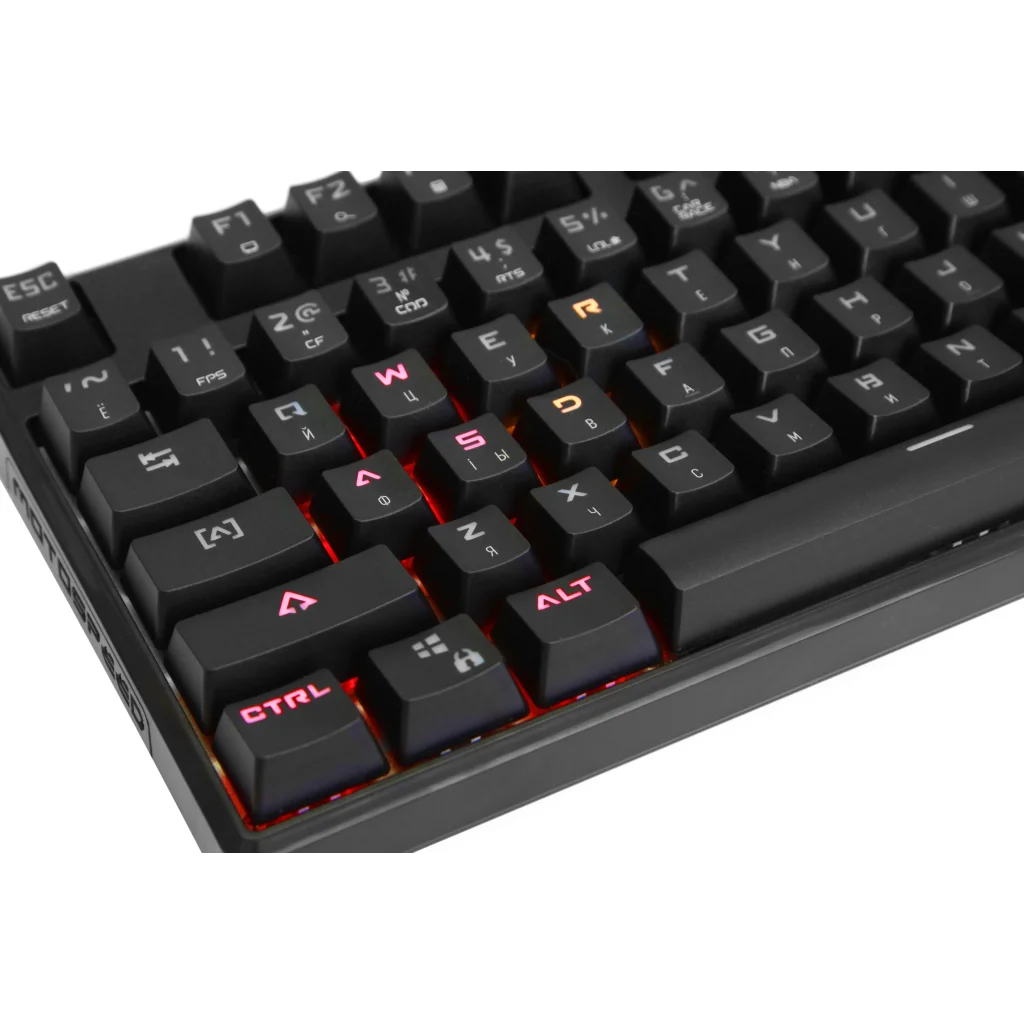 Клавиатура Motospeed CK107 Outemu Blue RGB Ukr Black (mtk96mb) UA