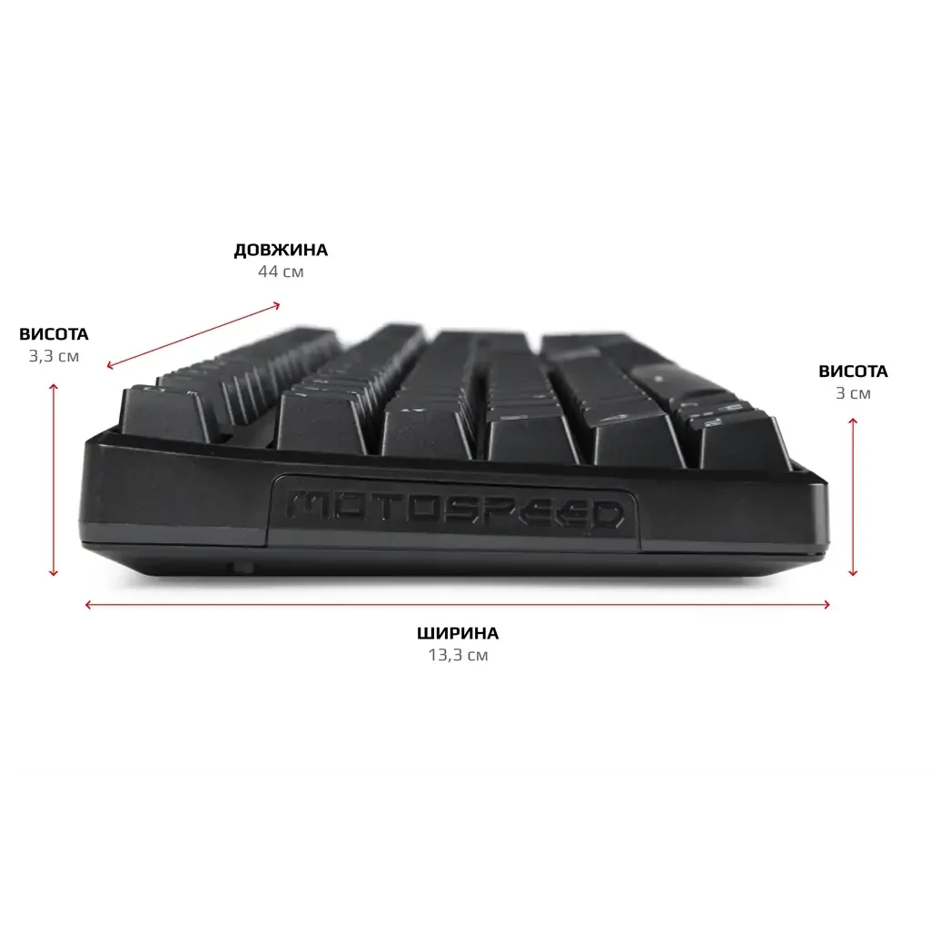 Клавиатура Motospeed CK107 Outemu Blue RGB Ukr Black (mtk96mb) UA